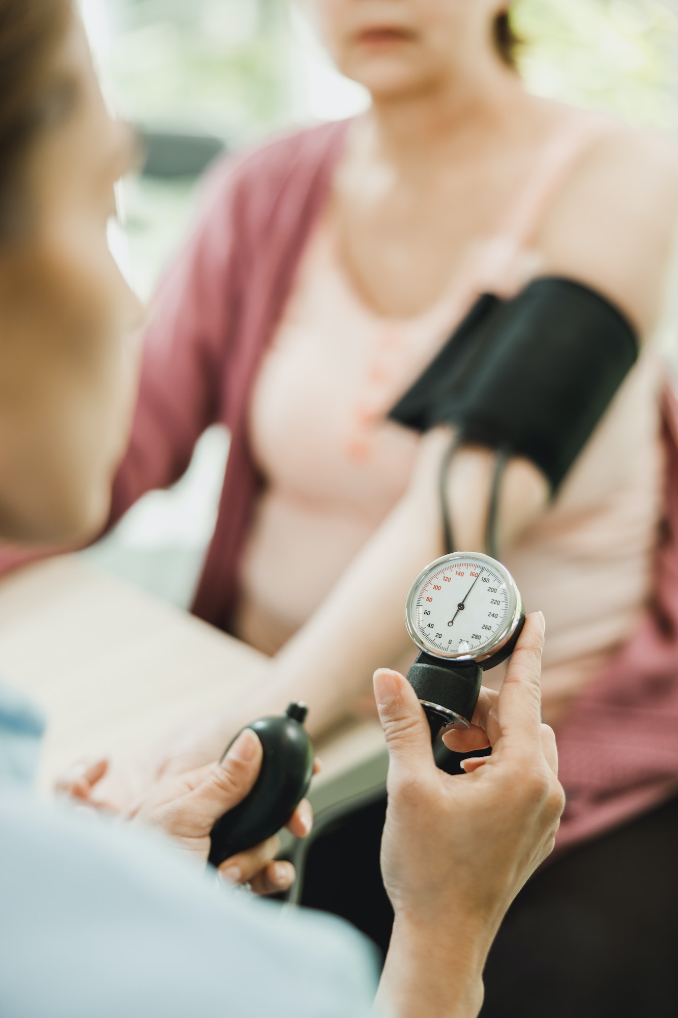 Close-Up Of A Checking The Blood Pressure